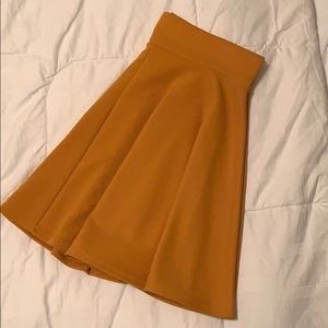 FINAL PRICE {Urban CoCo} yellow skater skirt